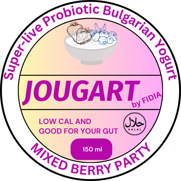 JOUGART Mixed Berry Party yoghurt 150ml